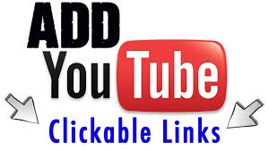 How do I add a clickable link to my YouTube comment